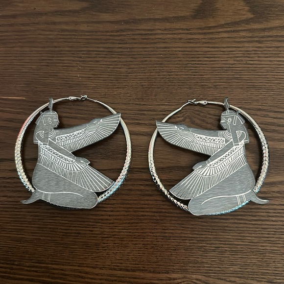 Melody Ehsani Maat silver earrings - Picture 1 of 3